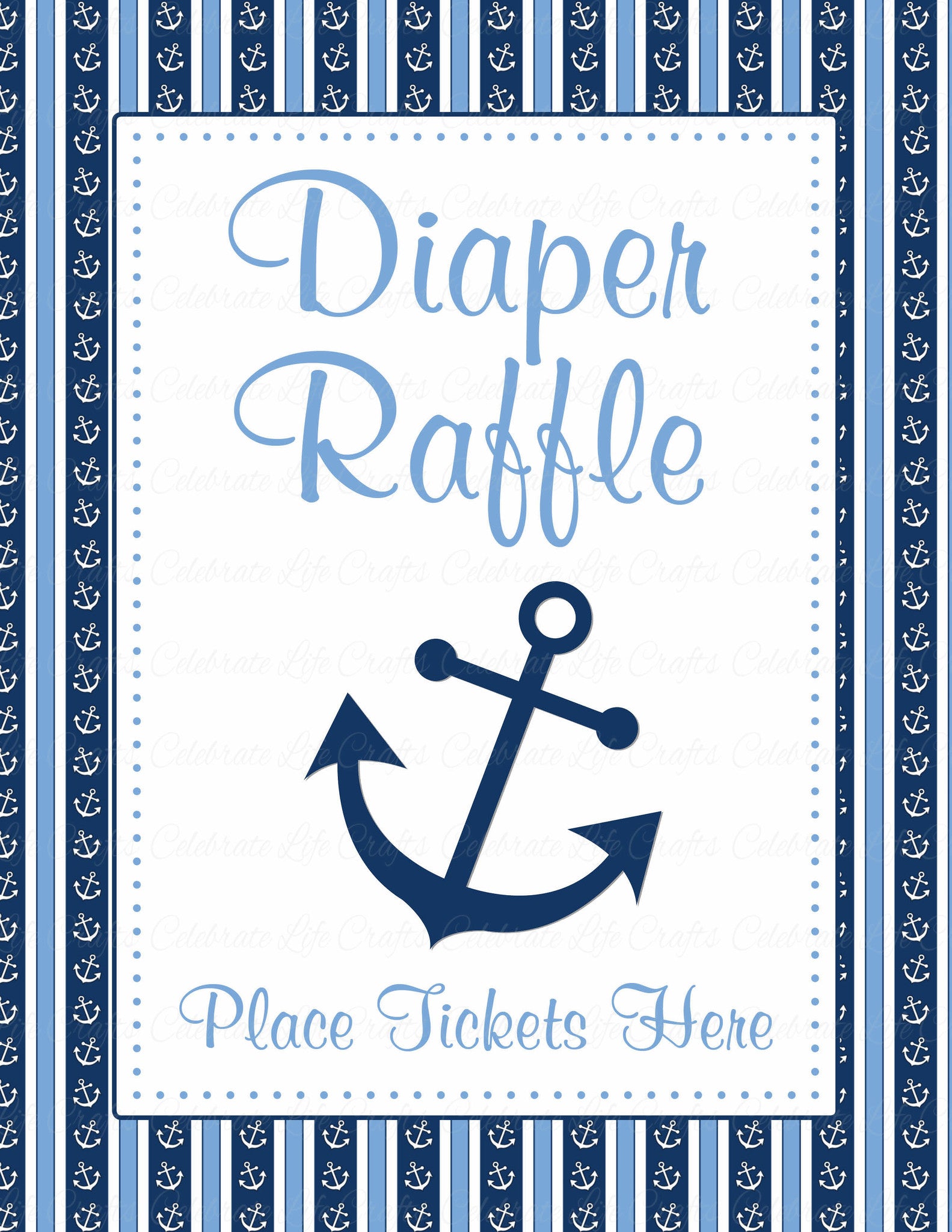 Diaper Raffle Tickets - Printable Obtain - Armed service Blue Little one Shower Invitation Inserts - B15002 picture about Diaper Raffle Printable called Diaper Raffle Tickets - Printable Obtain - Armed service Blue Kid Shower Invitation Inserts - B15002
